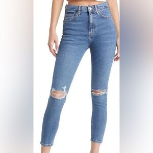 Topshop Jamie Moto Jeans 30W